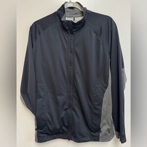 Storm Men's Black and Gray Windbreaker